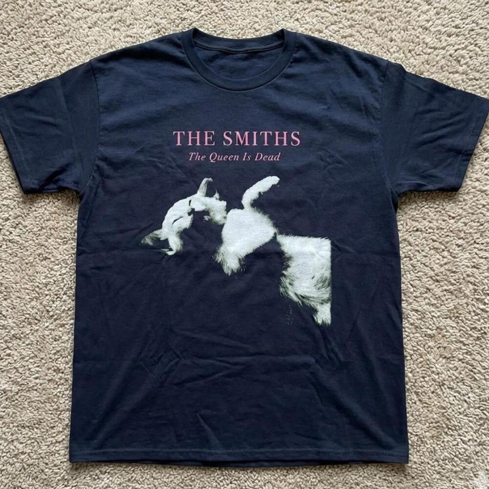 The Smiths The Queen Is Dead Navy Cotton T-Shirt